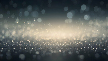 Poster - Golden Sparkle: A mesmerizing bokeh background with glowing orbs and a shimmering, ethereal glow.