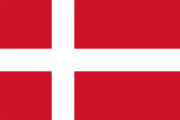 denmark flag vector. a symbol of national pride and heritage. ideal for digital editing and scalable