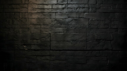 Poster - Dark Slate Texture: A moody and textured background featuring a close-up of black slate tiles with a natural, rustic feel. Its intricate patterns and subtle variations in shade create a dramatic 