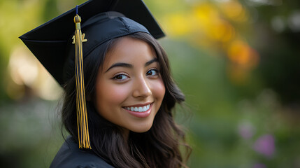 Canvas Print - student graduating