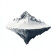 © Maxime - Floating Snowy Mountain Range on White Background