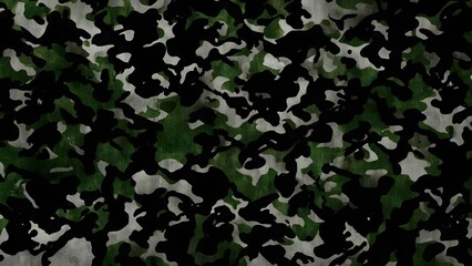 Wall Mural - military camouflage pattern, forest design texture army background