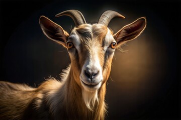 Goat chiaroscuro
