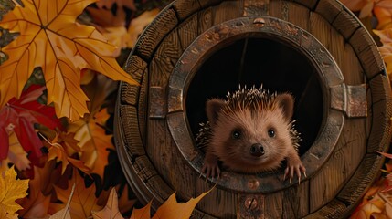 Poster - A cute little hedgehog 