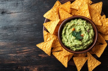 Poster - Guacamole and Tortilla Chips