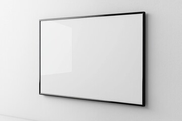 TV screen mockup on isolated background created with Generative AI