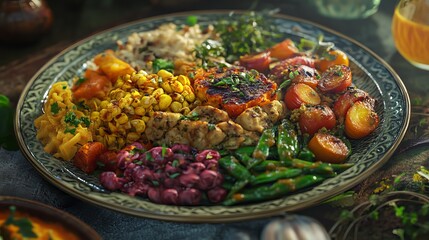 Delicious vegan and vegetarian meals