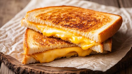 Canvas Print - Grilled cheese sandwich