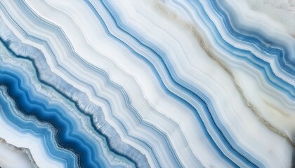 Wall Mural - Subtle soft white and blue onyx gemstone texture.
