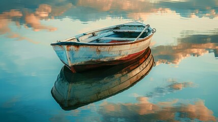 boat on water.