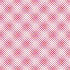 Canvas Print - Seamless crimson geometrical square pattern background - red abstract vector design