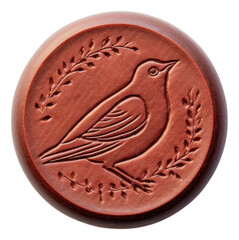 Poster - PNG  Seal Wax Stamp a bird locket accessories accessory.