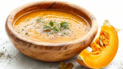 Wall Mural - pumpkin soup.