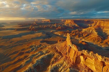 Sticker - Canyonlands National Park: Aerial View of the Red Rock Formations