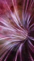 Wall Mural - Cosmic Vortex: Space Time Warp in a Nebula, Time Travel Concept