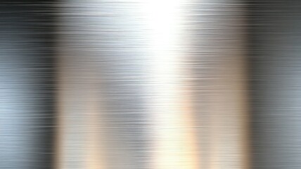 Canvas Print - Brushed Metal Texture with Light Reflection