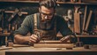© Damerfie - Artisan Carpenter Working in Workshop