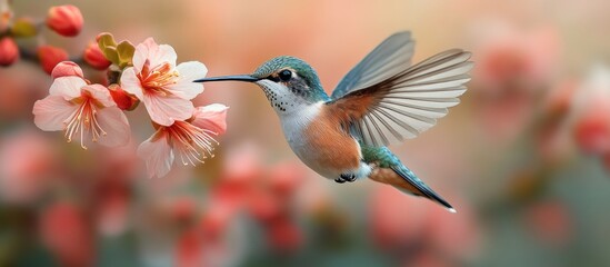 Wall Mural - Hummingbird in Flight