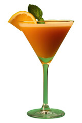 Wall Mural - PNG Cocktail martini orange drink transparent background