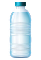 Canvas Print - PNG Plastic bottle white background transparent refreshment.