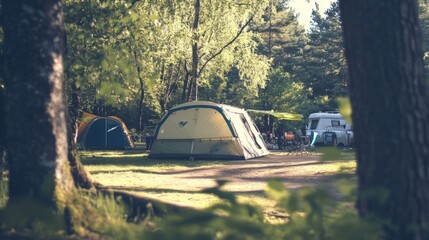 Serene Camping Scene