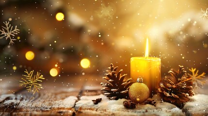 Canvas Print - Christmas Candlelight