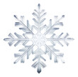 © Rawpixel.com - PNG 3d transparent glass render of snowflake white white background celebration.
