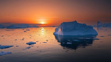 Serene Arctic Sunset