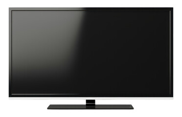 Poster - PNG LED TV screen television white background.