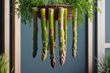 3D Rendered Hanging Asparagus Densiflorus Plant for Stunning Nature and Garden Decor