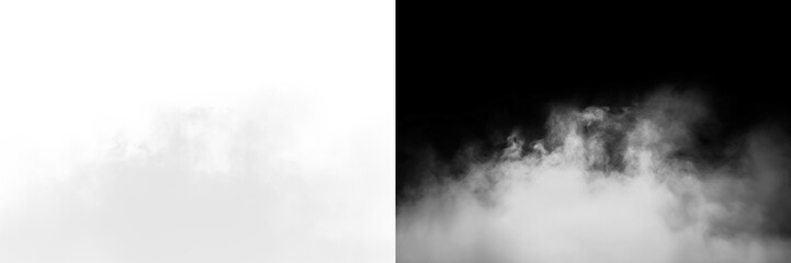 Wall Mural - png realistic misty cloud overlays