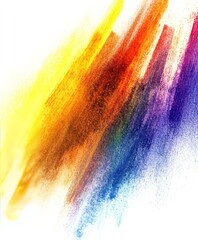 Poster - A vibrant abstract splash of colors blending together.