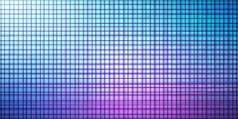 Wall Mural - Abstract geometric grid pattern background with random elevation levels ,  render, top view, abstract, grid, geometric