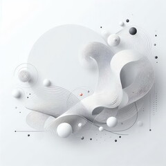 Poster - abstract white background modern design, background, banner, card, poster, template, elegant