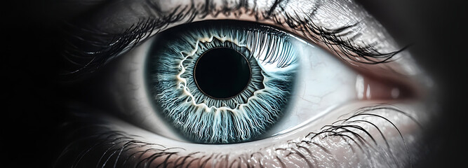 Clear Human Eye. HD