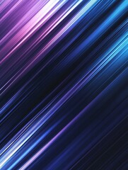 Poster - A blue and purple striped background with a white line