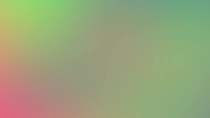 Wall Mural - moving abstract multicolored blend, transitioning smoothly with dynamic gradients of green, pink, ye