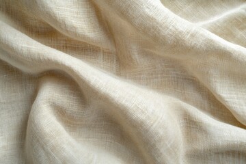 Natural linen texture as a background , ai