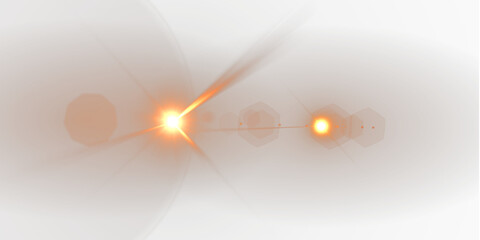 Wall Mural - glow effect. star sparkles on a transparent background. light effects, lens flares, sun flash with r