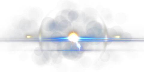 Wall Mural - glow effect. star sparkles on a transparent background. light effects, lens flares, sun flash with r
