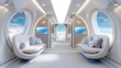 © Thaweechai - A luxury space tourism company’s zero-gravity training facility, where astronauts and customers prepare for space travel, showcasing the future of high-end, adventurous travel experiences