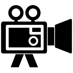 Wall Mural - video camera icon vector