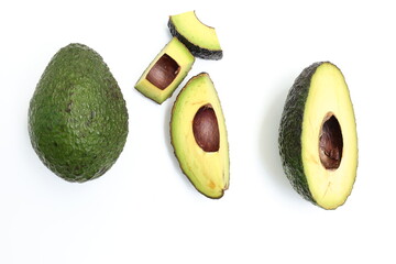 avocado cut in half