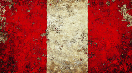 Wall Mural - the flag of Peru. holidays in Peru