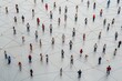 © dendyh7 - Simple people shapes connected by lines created with Generative AI