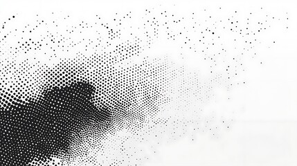 Poster - Abstract Black and White Wavy Texture