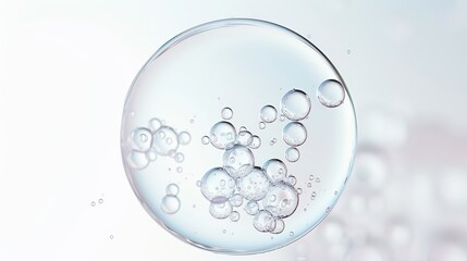 Wall Mural - tiny bubbles in water