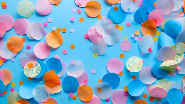 colorful confetti Easy to create your own decora ai genrative