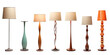 © Abidhasan - Collection of Beautiful Floor Lamps on transparent background, png