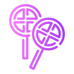 Sticker - trapeze Line Gradient Icon